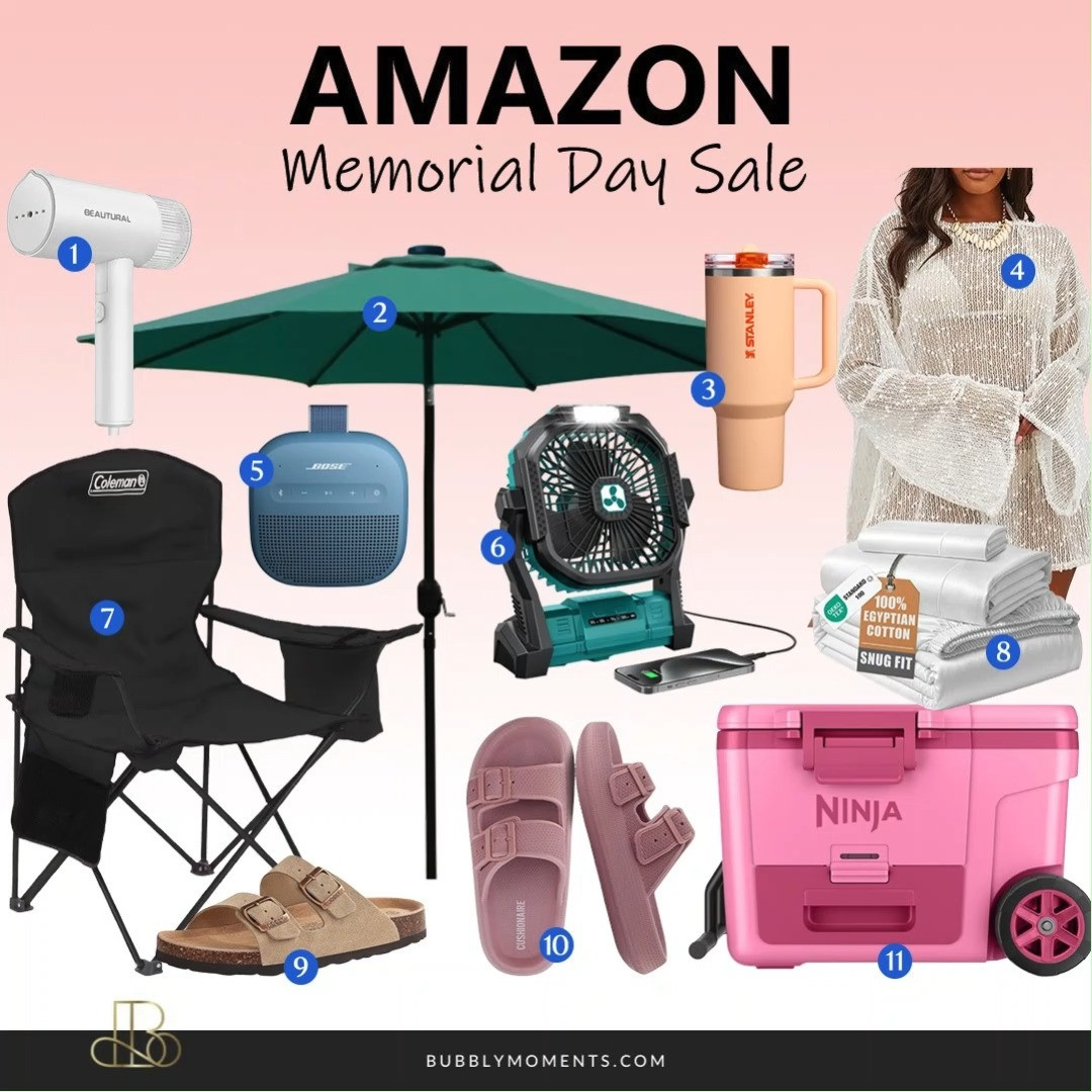 Memorial Day Sale favorites 🇺🇸✨ Sharing some of my favorite Amazon finds from fashion, home, beauty, and everyday essentials. So many cute and useful finds included in this roundup that are perfect for the season! If you’ve been waiting to shop your cart, now is the best time to check these out before they sell out. Save this post for later and browse all my picks for more trending finds and must-haves 🤍
#LTKSaleAlert #LTKFinds #MemorialDaySale #AmazonFinds #AmazonFavorites #AmazonDeals #AmazonHome #AmazonFashion #TikTokMadeMeBuyIt #HomeDecor #FashionFinds #SummerEssentials #ViralFinds #AmazonMustHaves #TrendingFinds #SaleAlert #AmazonShopping #LifestyleFinds #CuteFinds #SummerShopping 

 