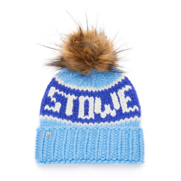 GLACIER BLUE STOWE BEANIE | LELE SADOUGHI