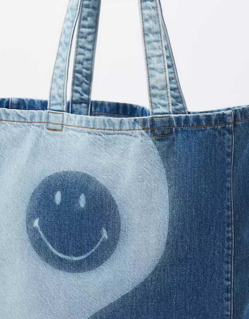 AEO Yin Yang Denim Tote Bag | American Eagle Outfitters (US & CA)