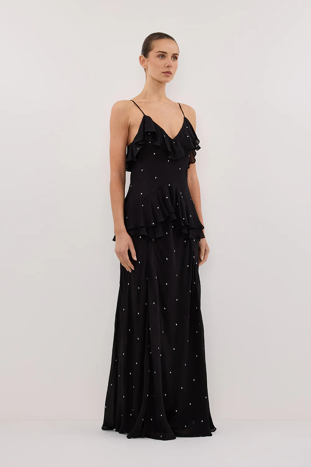 MELROSE BLACK SPOT GGT MAXI DRESS | DISSH