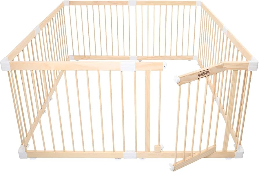 Baby Gate Playpen Baby Fence for Babies and Toddlers Baby Play Yards for Play Area (60x73x24 inch... | Amazon (US)