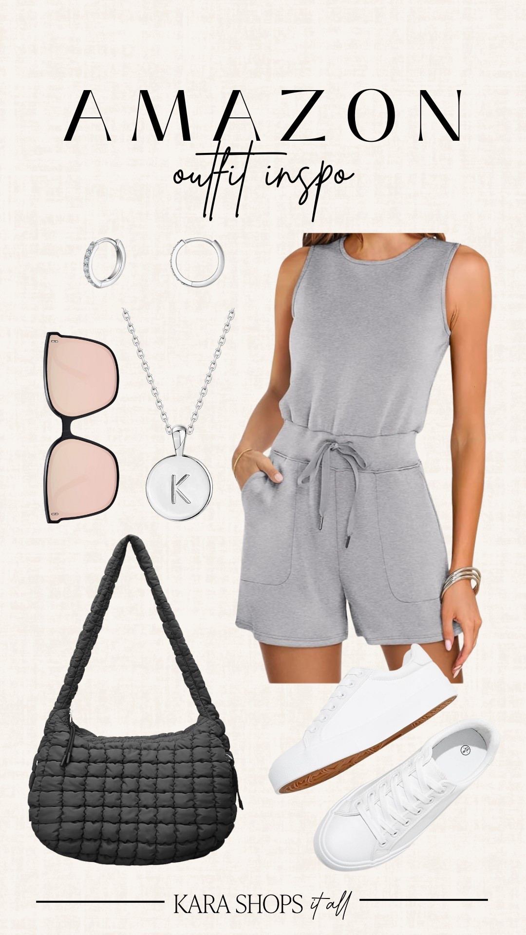 Busy mom outfit from Amazon! Romper comes in a ton of colors! 

#LTKFindsUnder50 #LTKStyleTip #LTKSummerEdit