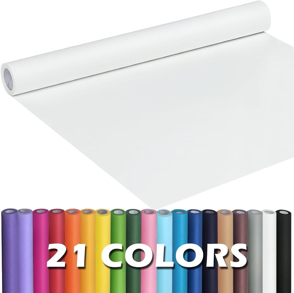 PerkHomy White Kraft Paper Roll 17.5" x 960" (80') for Gift Wrapping Bouquet Flower Kids Art Pain... | Amazon (US)
