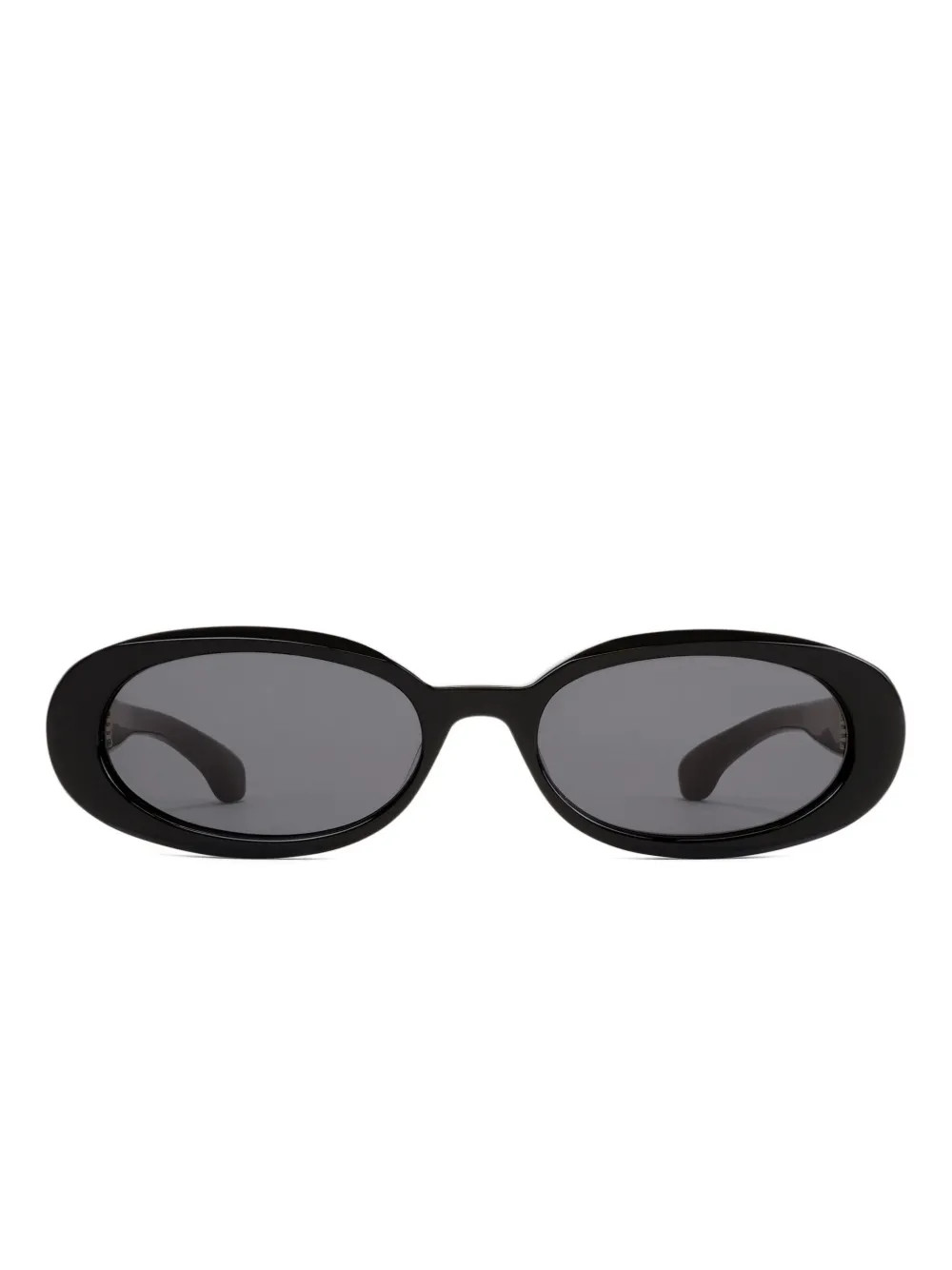 Sporty & Rich oval-frame Sunglasses | Black | FARFETCH UK | Farfetch Global