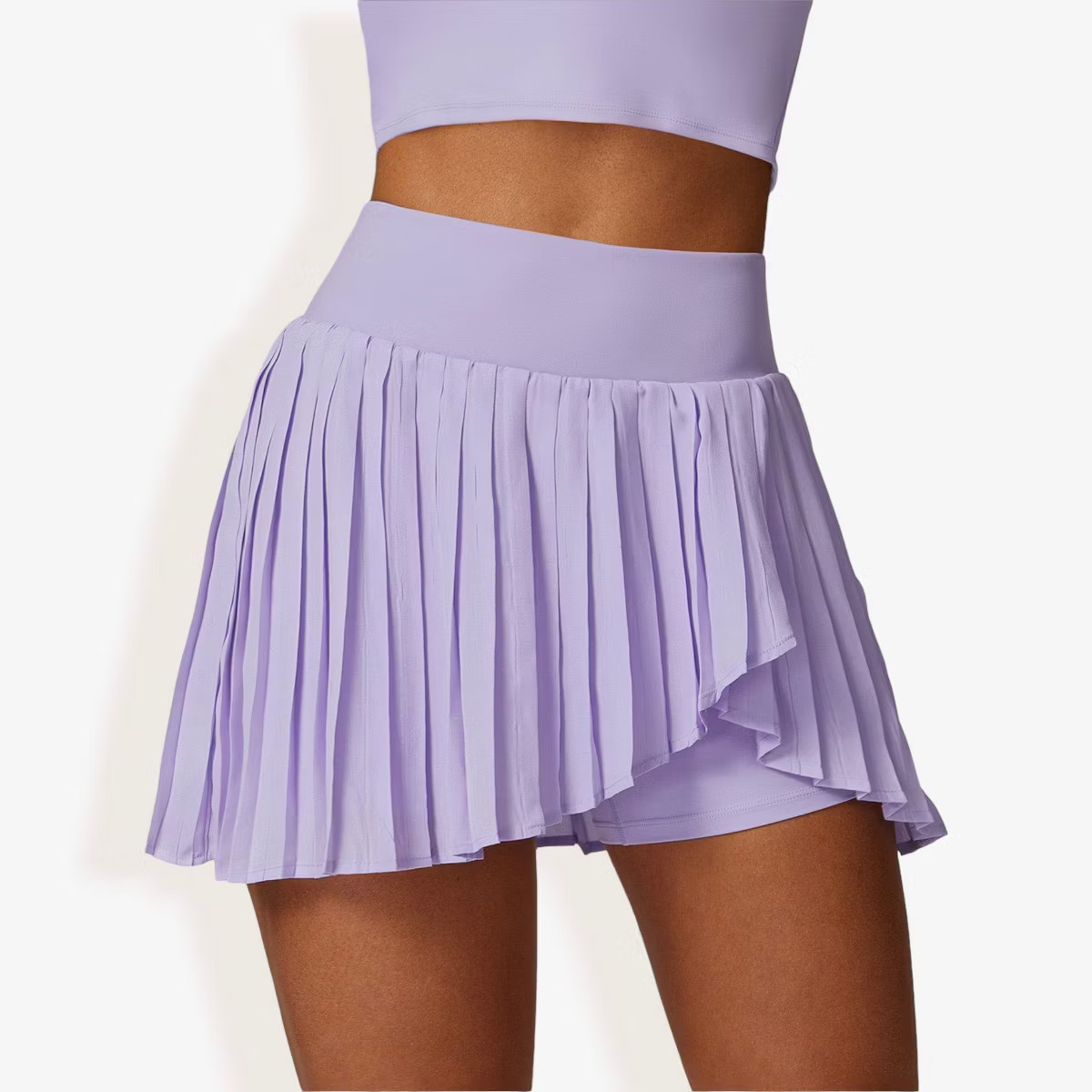 Anna-Kaci Active Women's High Waist Pleated Skort with Built-In Shorts and Asymmetrical Wrap Desi... | Target