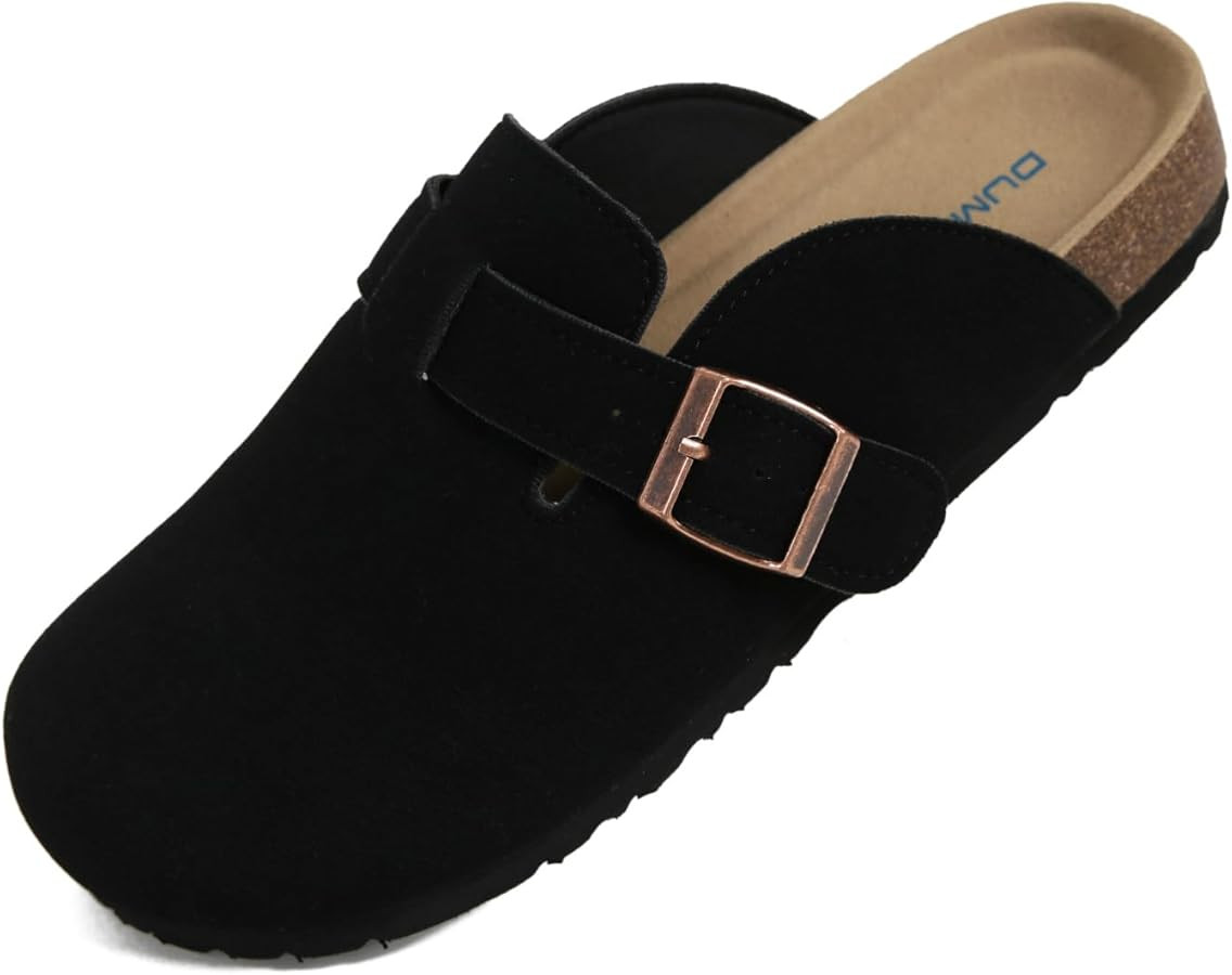 Clogs for Women Men Suede Clogs Adjustable Buckle Mules Classic Antislip Slippers Cork Footbed Cl... | Amazon (US)