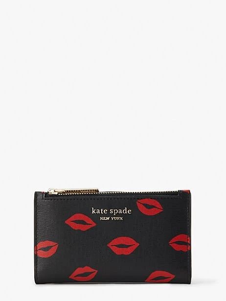 spencer kisses small slim bifold wallet | Kate Spade (US)