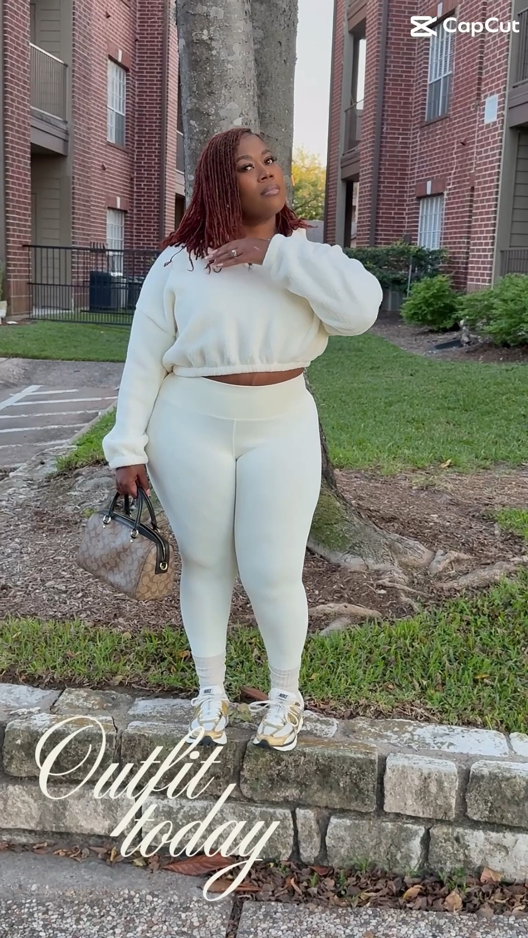 Outfit of the day. Simple, cute, and easy to style. I’m 5’4 and 230 pounds. Everything I’m wearing is a large unless noted on the tag. 

#LTKPlusSize #LTKActive #LTKootd