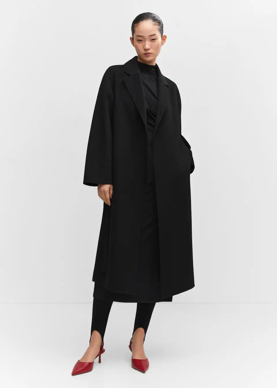 Belt handmade coat | MANGO (US)