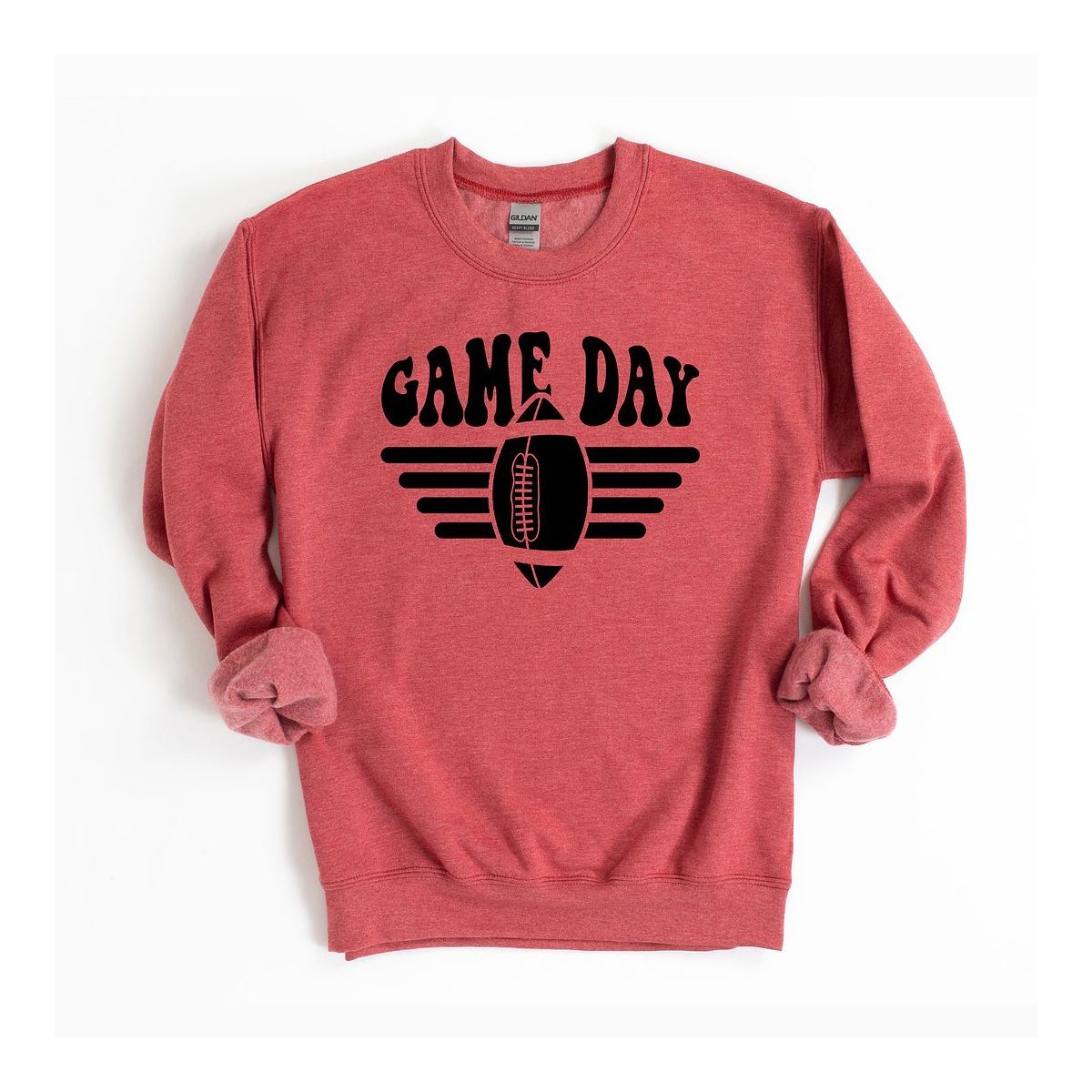 Simply Sage Market Women's Graphic Sweatshirt Football Game Day Stripes | Target