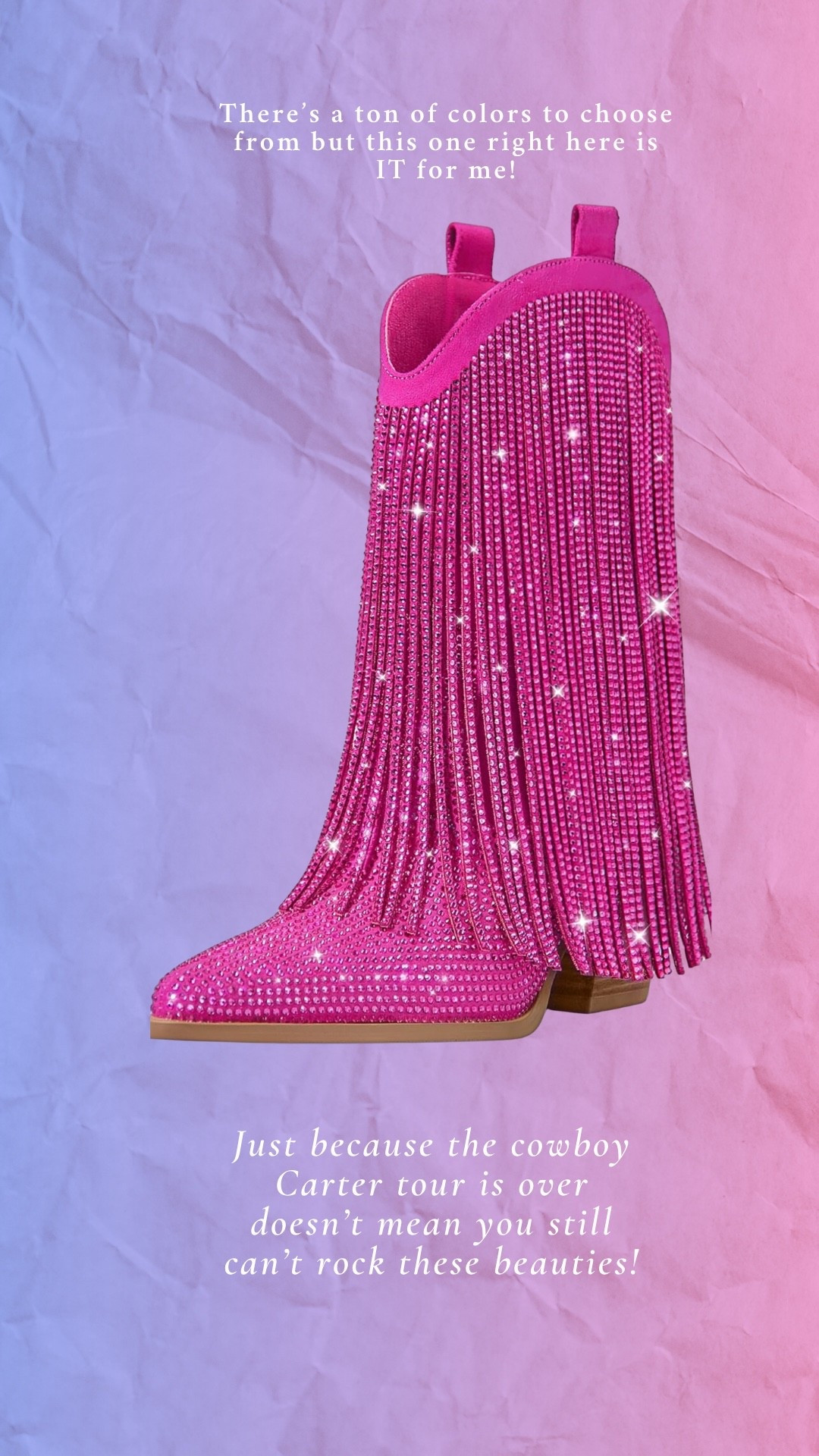 Fringe, sparkle, and a whole lot of glam 🤩 — these boots are giving main character energy!

#LTKStyleTip #LTKParties #LTKShoeCrush