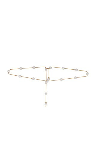 8 Other Reasons Pearl Chain Belt in Gold & Pearl from Revolve.com | Revolve Clothing (Global)