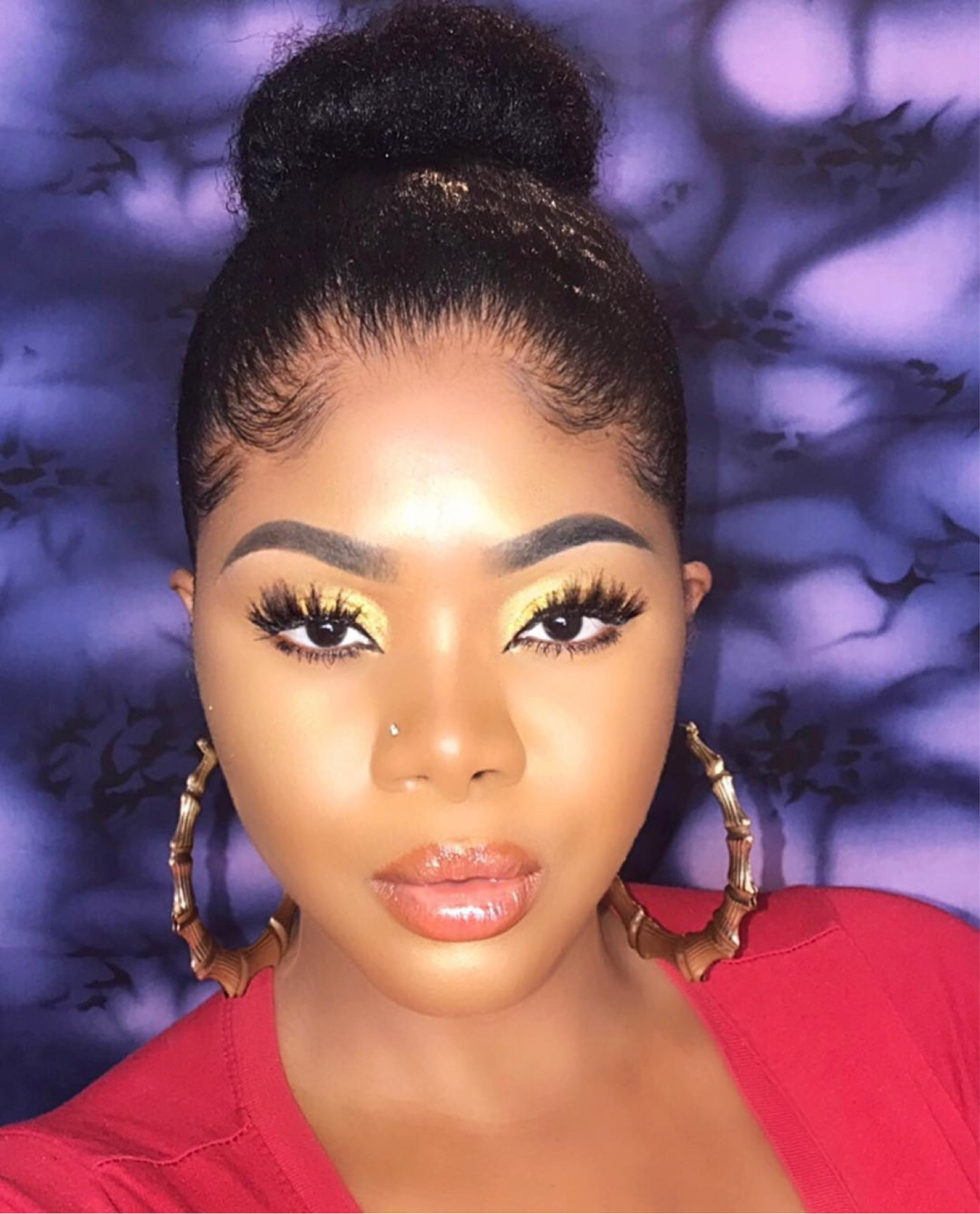 This is the ultimate gold goals. Felt like wearing my natural hair in an up do. The gold look just goes with the hair lol

#LTKGiftGuide #LTKHalloween #LTKbeauty