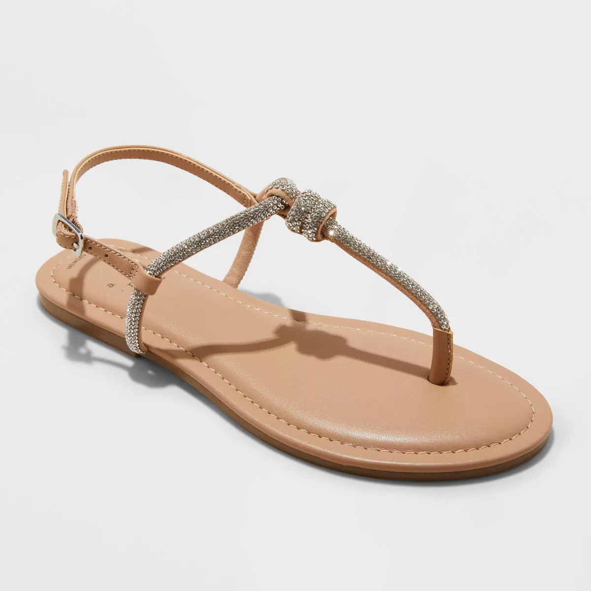 Women's Aleena Thong Sandals - A New Day™ Silver | Target