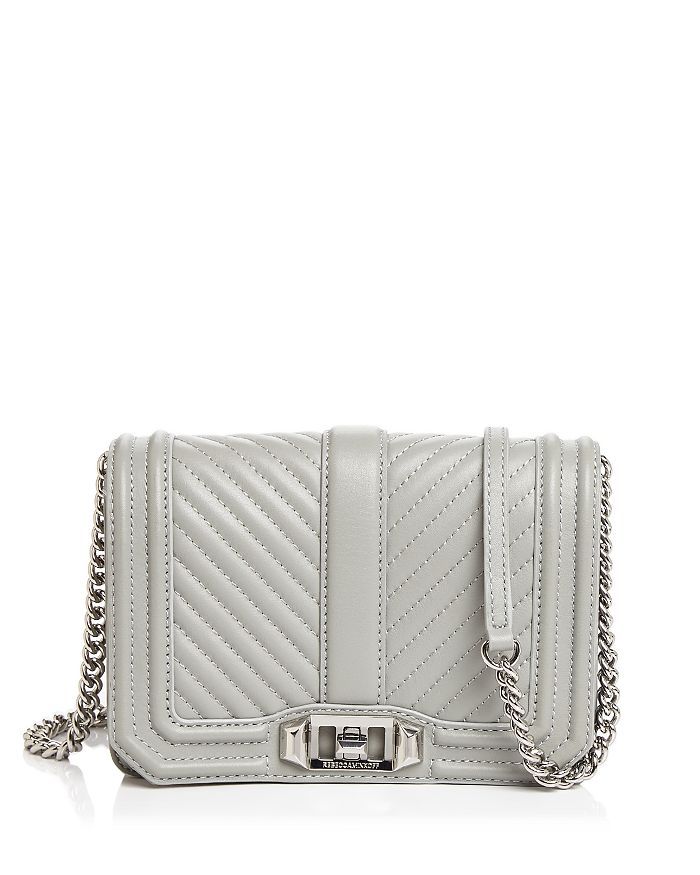 Rebecca Minkoff Love Small Chevron Quilted Leather Crossbody  Handbags - Bloomingdale's | Bloomingdale's (US)