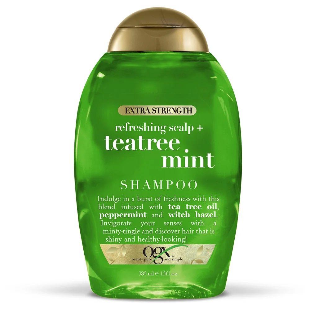OGX Extra Strength Refreshing Scalp + Teatree Mint Shampoo, Invigorating Scalp Shampoo with Tea T... | Walmart (US)