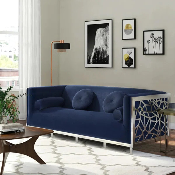Sansa 83'' Velvet Sofa | Wayfair North America
