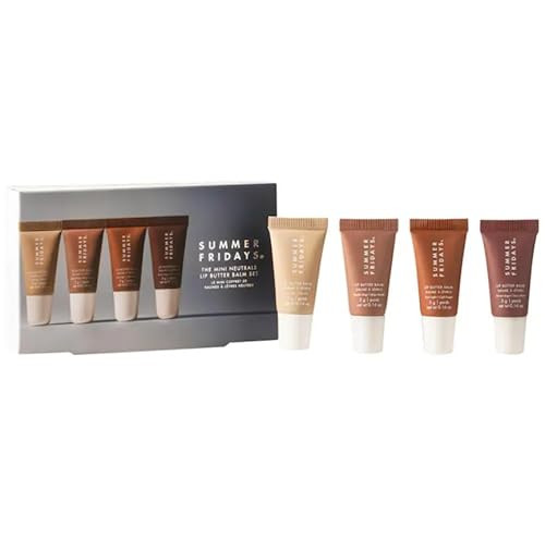 Summer Fridays The Mini Neutrals Lip Butter Balm Set & Complimentary Sheet Masque | Amazon (US)
