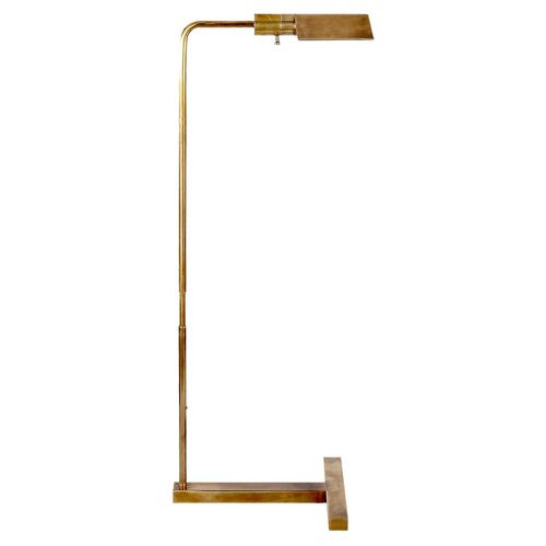 William Pharmacy Floor Lamp, Antique Brass | One Kings Lane