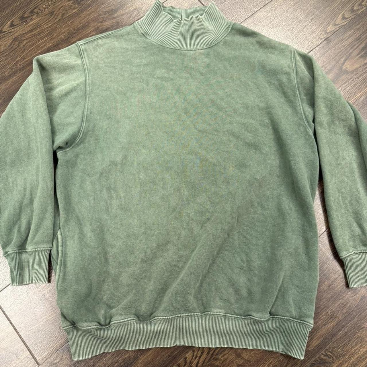 Aerie Women's Sweatshirt - Green - 28D | Depop US
