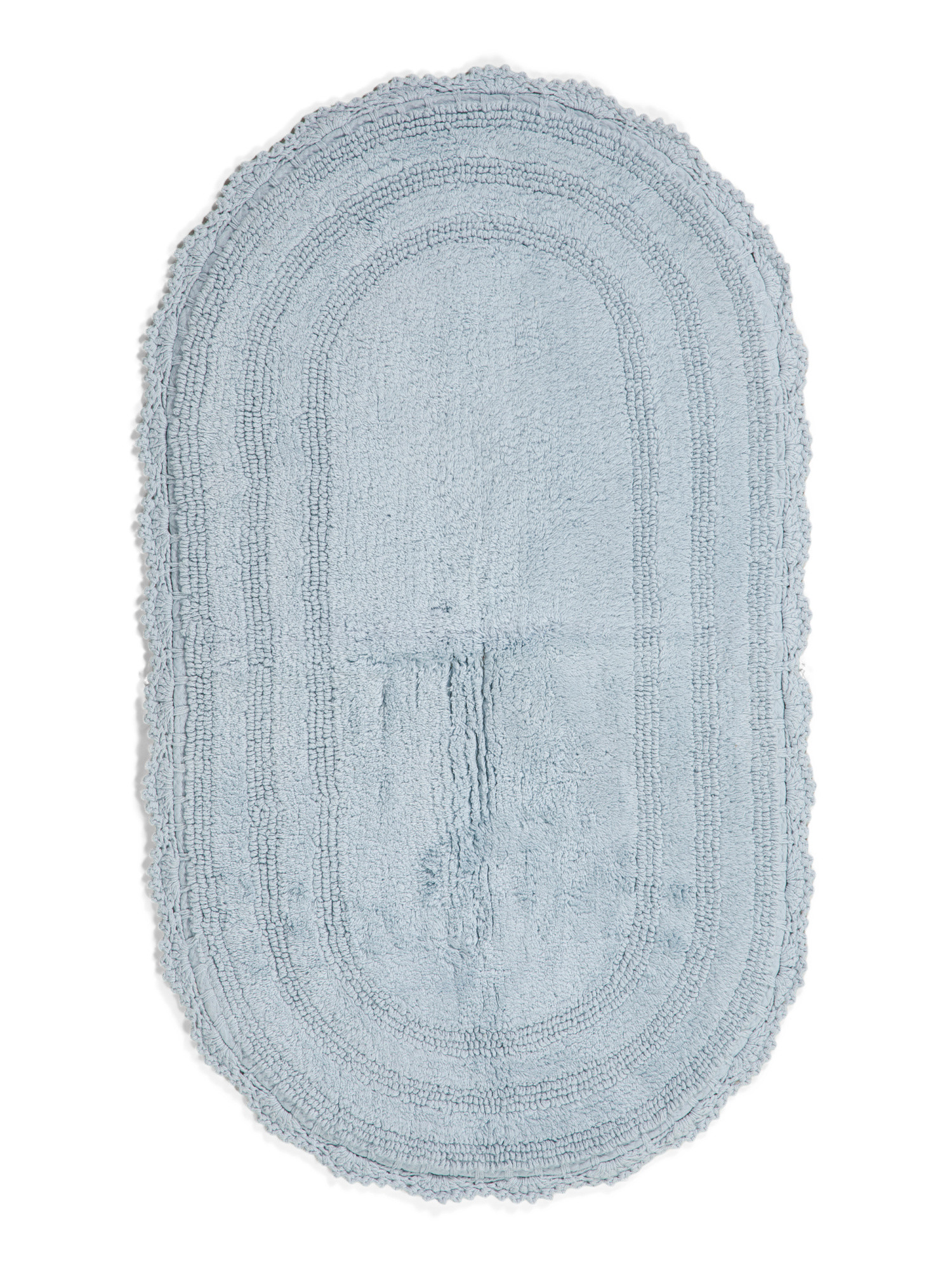 20x34 Scalloped Edge Cotton Bath Mat | TJ Maxx