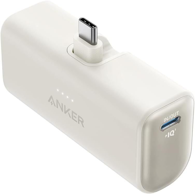 Anker iPhone 16 Portable Charger, Nano Power Bank with Built-in USB C Connector, 5,000mAh Portabl... | Amazon (US)
