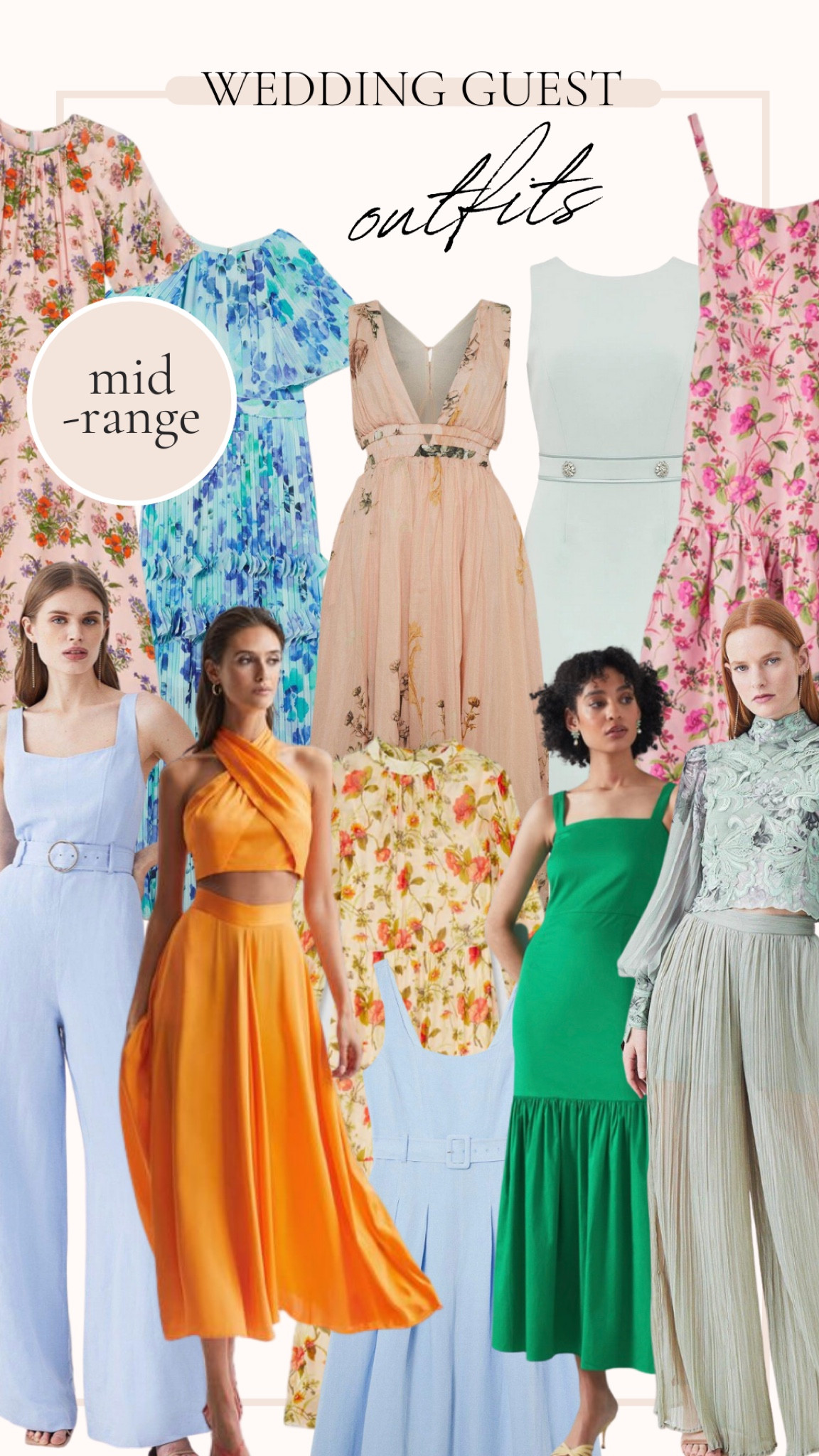 Beautiful florals and pastels in my mid-range wedding guest edit! 

#LTKSeasonal #LTKwedding