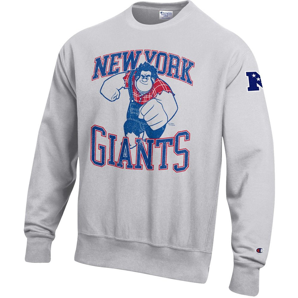 Wreck-It Ralph – New York Giants Pullover Sweatshirt for Adults – Disney | Champion NFL | Disney Store