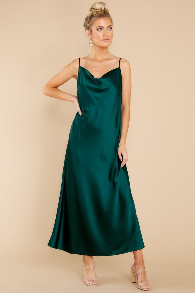Dash Away All Hunter Green Maxi Dress | Red Dress 