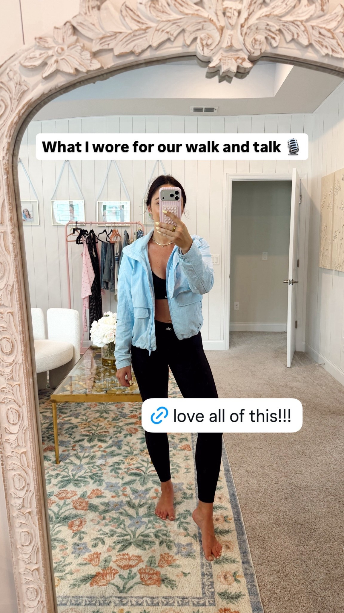 Walk outfit // workout outfit // look for less // affordable style // lululemon // alo // Pilates outfit // cute sets 

#LTKootd #LTKfitnessgoals #LTKmomlife