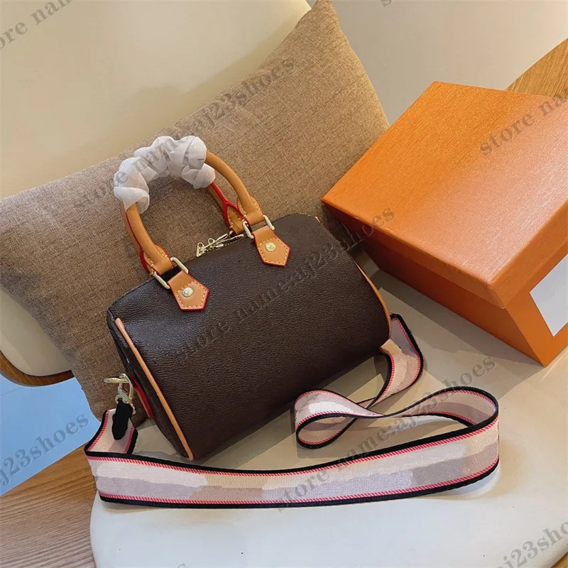 SPEEDY Nano Travel Bag Designer Mini Speedy Bandouliere 20 Boston 25cm Designers Womens Handbags ... | DHGate