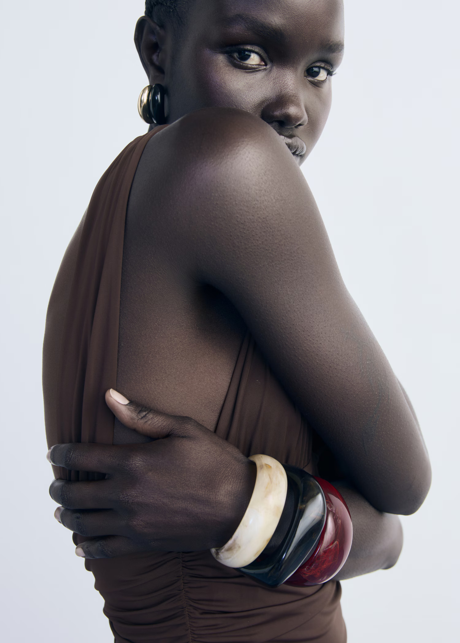 Set of 3 combined volume maxi bracelets - Women | MANGO USA | Mango (US/MX/AU)