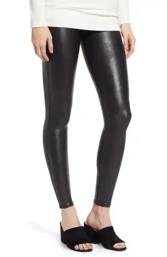 High Waist Faux Suede Leggings | Nordstrom