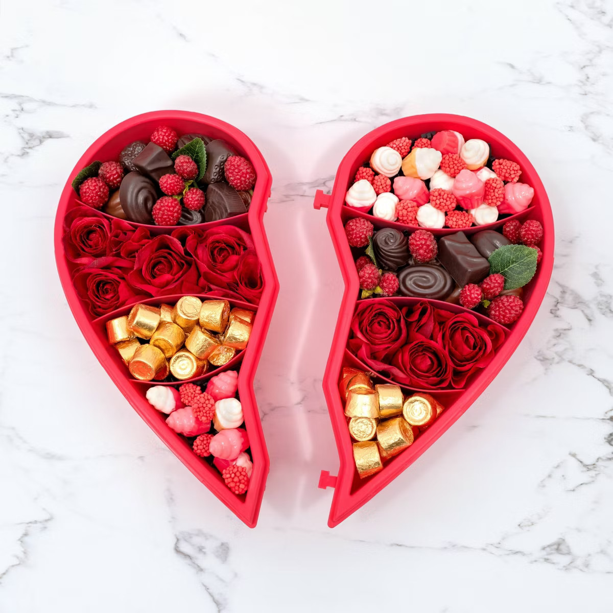 Cook With Color Valentine Best Friends Heart-Shaped Snack Box | Target