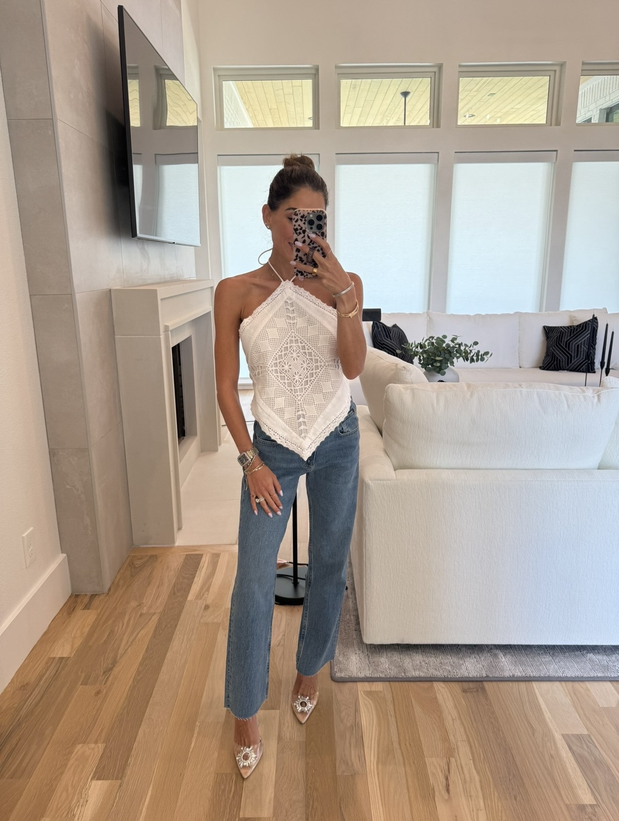 Apron style top on sale side xxs jeans I love on sale size 23xs 

#LTKPetite #LTKSaleAlert #LTKFindsUnder50