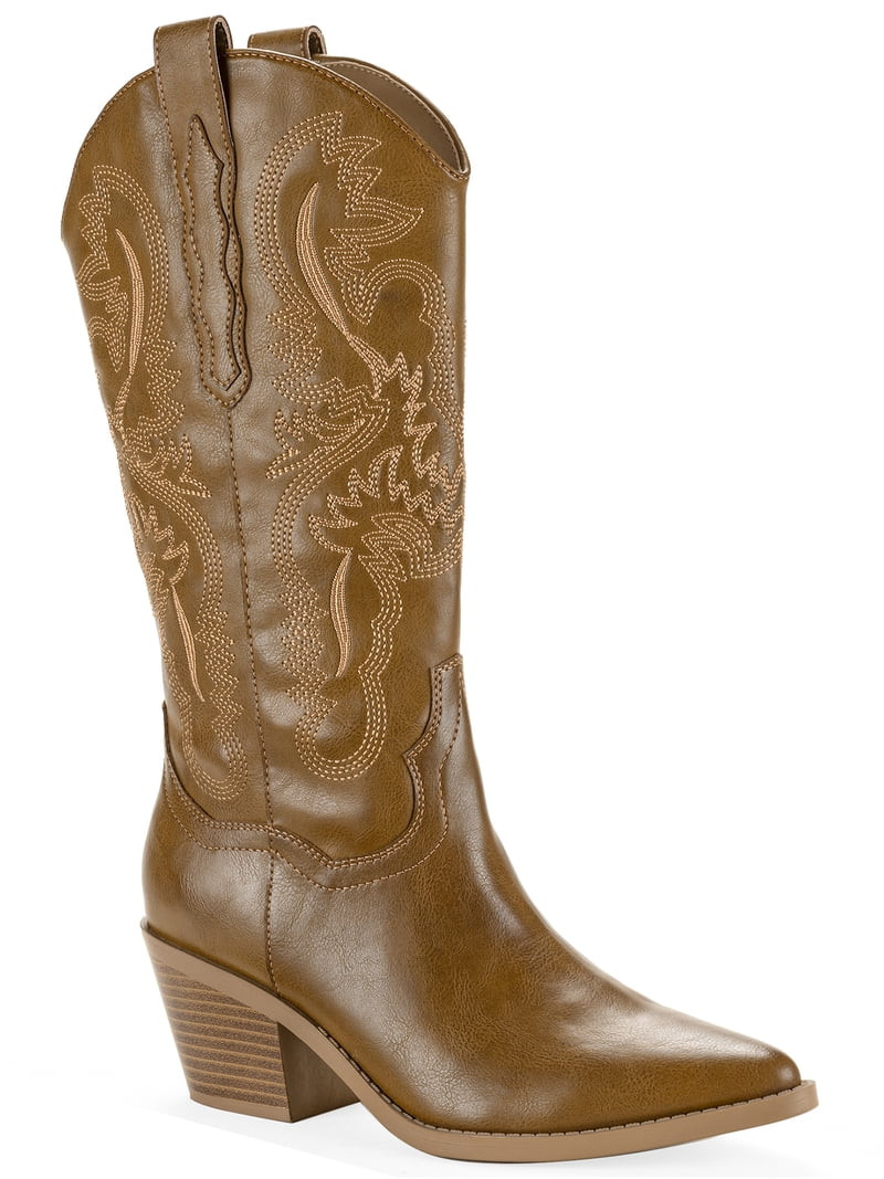 Celebrity Pink's Womens Banxy Cowboy Boots | Walmart (US)