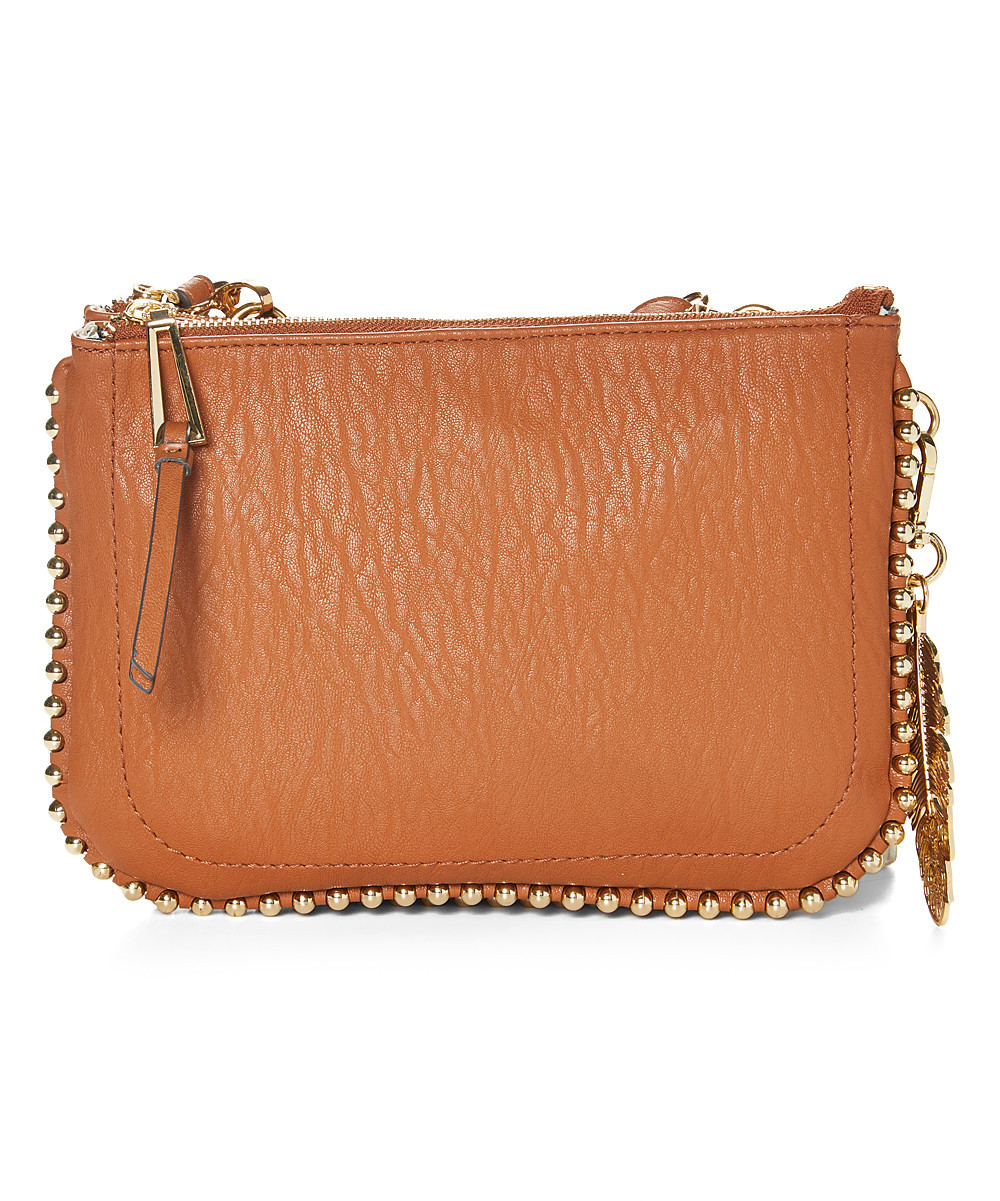 Jessica Simpson Collection Women's Crossbodies COGNAC - Cognac Camile Crossbody Bag | Zulily