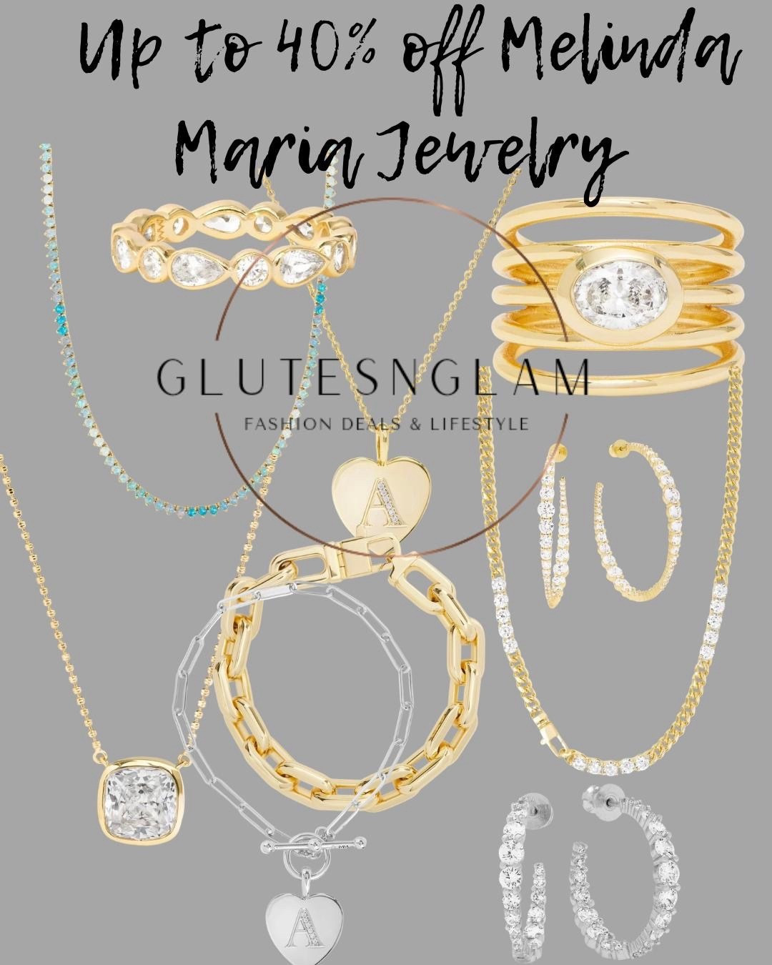 The prettiest jewelry is on sale up to 40% off!! Melinda Maria jewelry sale! These pieces look so good with a casual tee and jeans or dress up for a night out. The sparkle is unreal!! 

#LTKSaleAlert #LTKOver40 #LTKSeasonal
