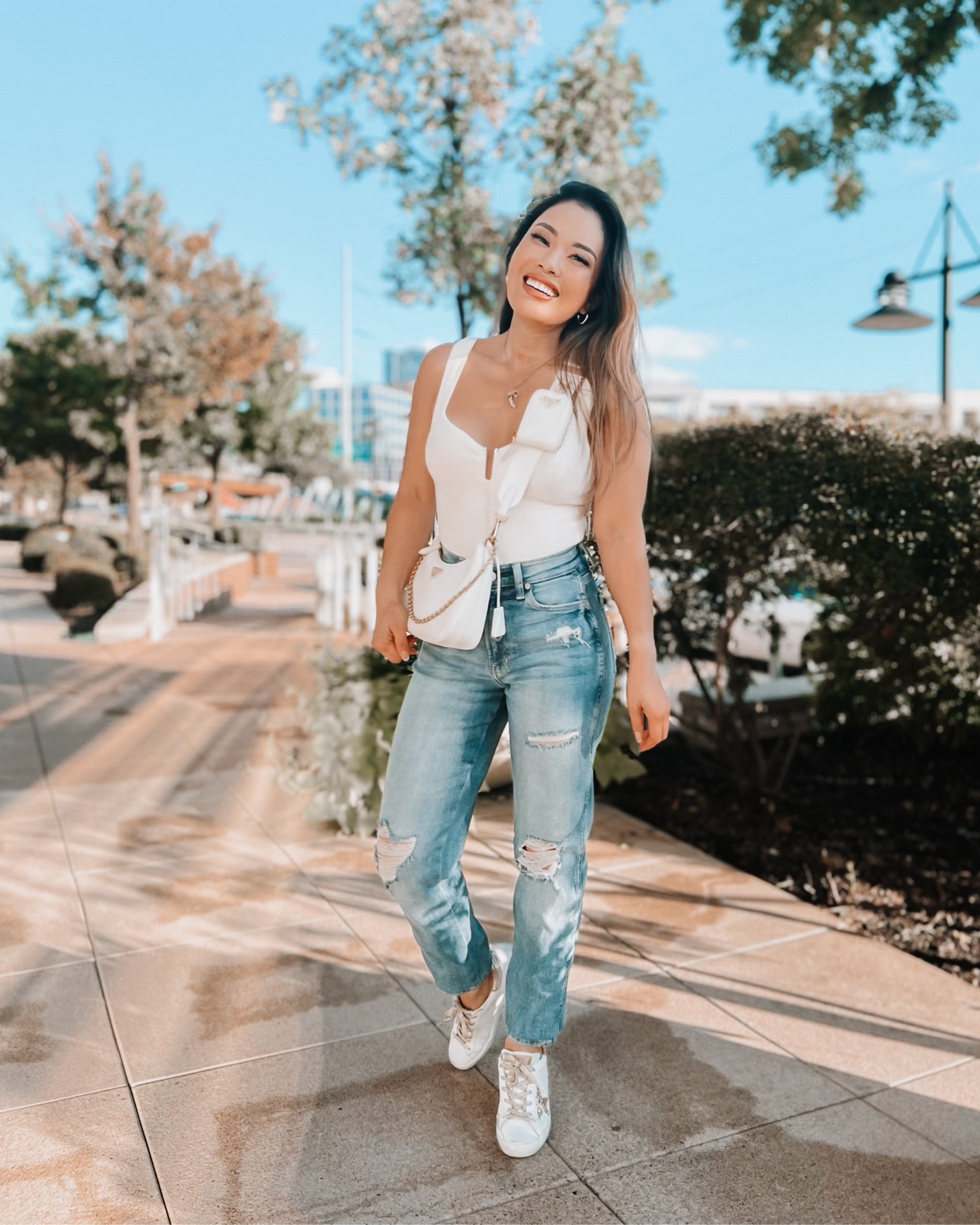 Abercrombie bare hardware bodysuit - XXS / size down 
JCPENNEY Arizona mom jeans - size 0 / TTS (I sized up for baggier fit)
Golden goose superstar sneakers - 5 / size down 

#LTKsalealert #LTKSeasonal #LTKSale