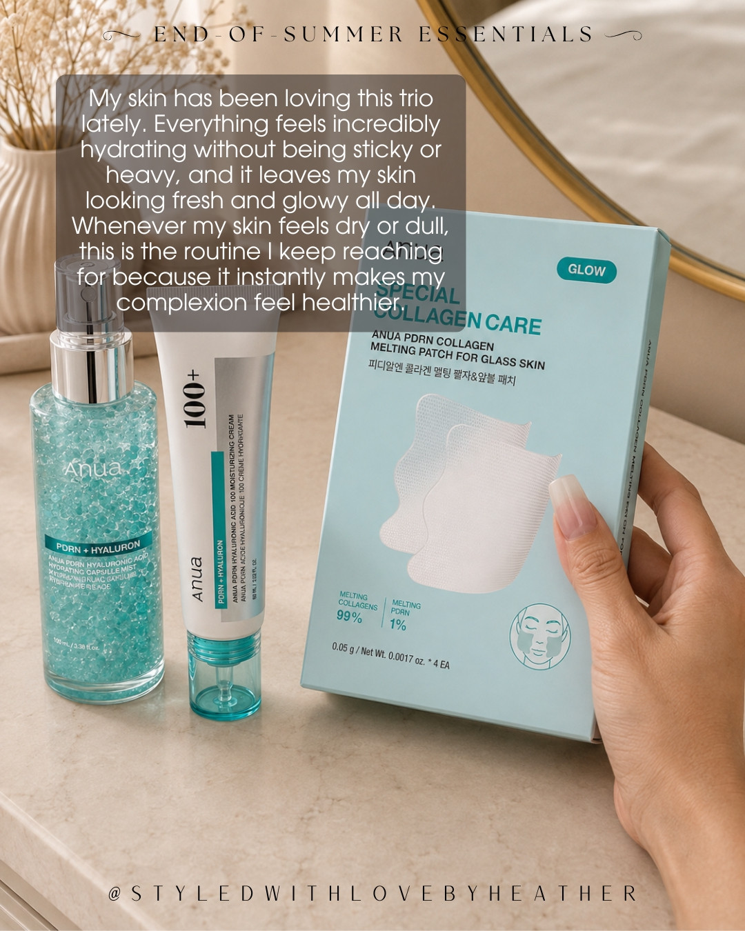 Whenever my skin starts feeling dehydrated, this is the combination I always come back to. Everything layers beautifully, feels lightweight, and gives my skin that fresh, healthy glow without feeling sticky. My complexion always looks more hydrated after using these together. 

 #LTKgrwm #LTKselfcare #LTKBeauty