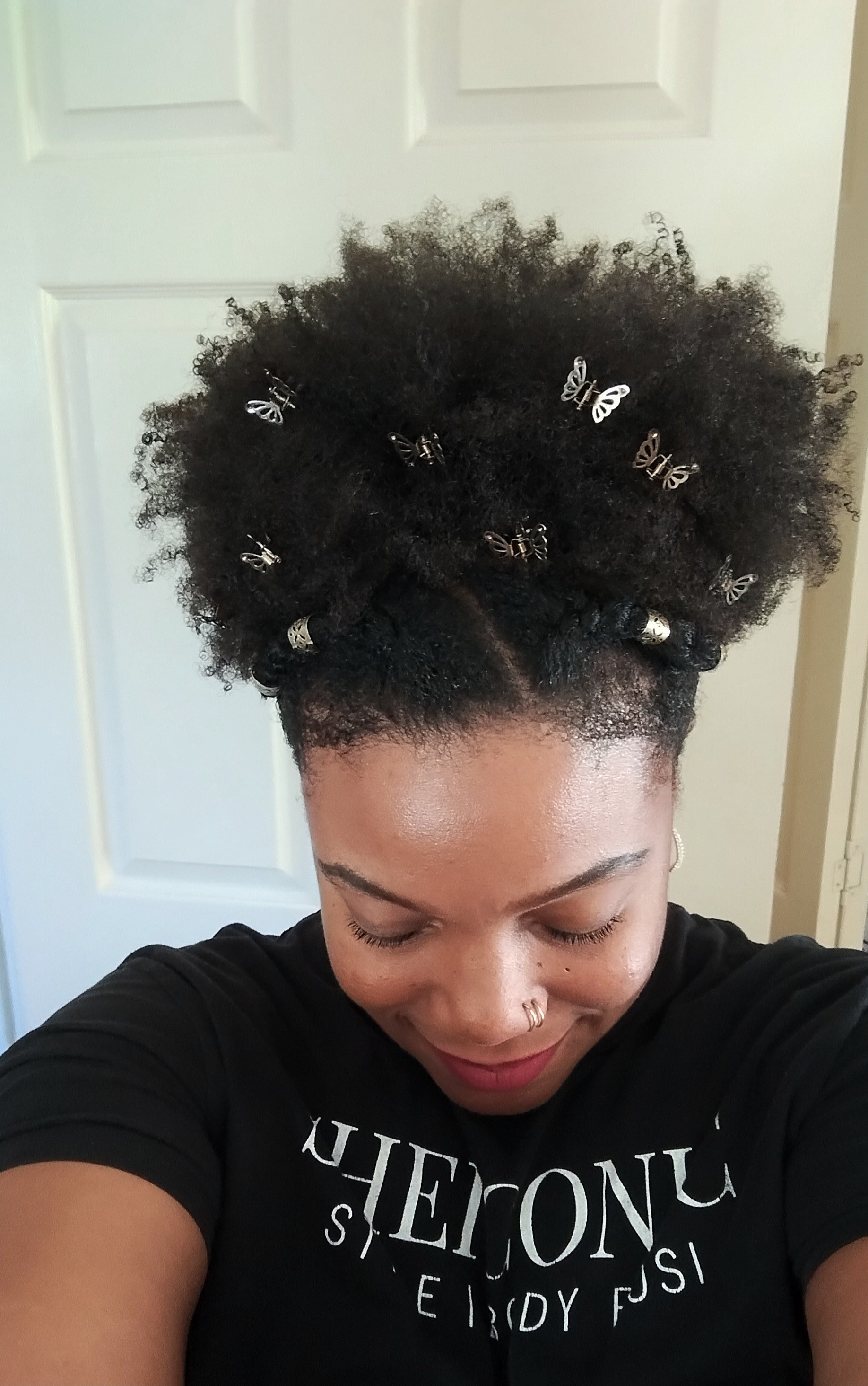 Butterfly clips really make any hairstyle pop!🦋 I like to add them to my afro puffs and texture hairstyles for a whimsical and elegant look.✨

#LTKBeauty #LTKootd #LTKgrwm