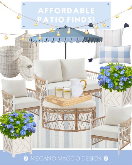 This best selling Serena & Lily inspired patio set was restocked online AND they’re now selling pieces individually!! So you can just purchase a loveseat if you already have the chairs or need another one!! 🙌🏻😍

#LTKSeasonal #LTKsalealert #LTKhome