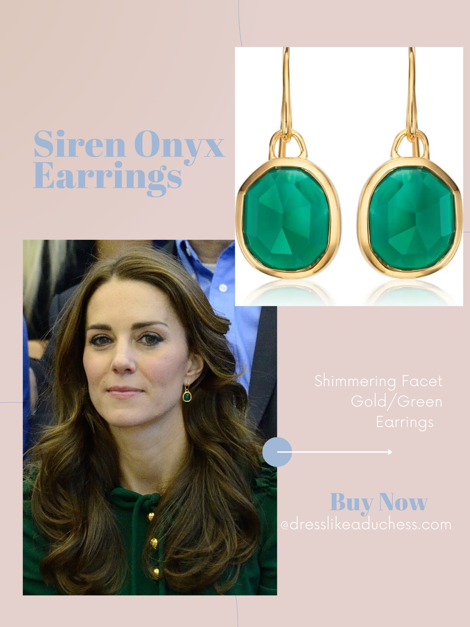 Kate middleton monica vinader on sale earrings