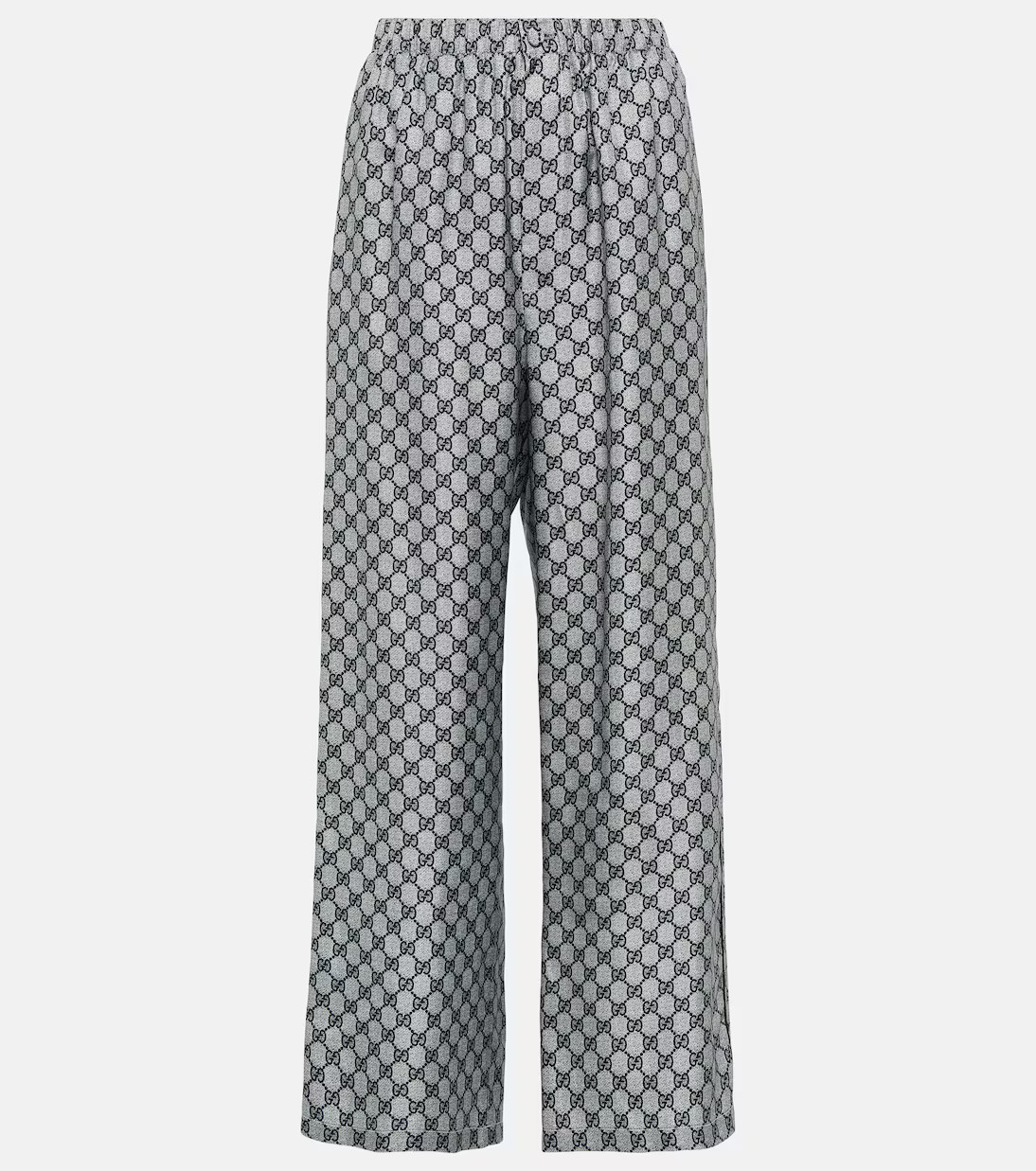 GG silk twill wide-leg pants | Mytheresa (US/CA)