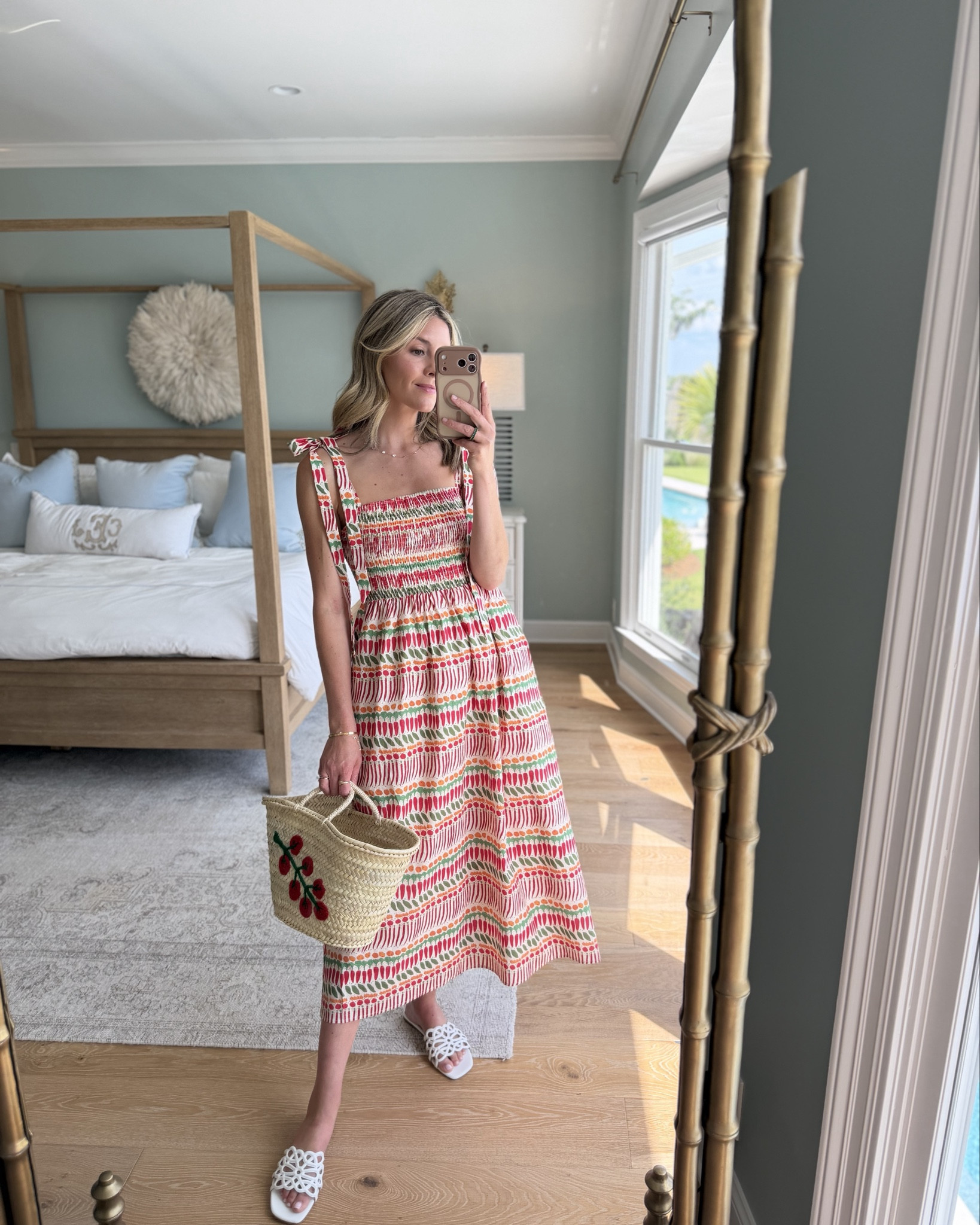 Such an easy breezy summer dress. Feels very garden party meets coastal vacation. The tie straps are functional, the fit is super comfortable, and it’s one of those dresses you’ll keep reaching for all summer long.

Wearing a small, but could have done an xs. Under $100. Use code CHARLI15 for 15% off your Avara order!

#LTKSeasonal #LTKootd