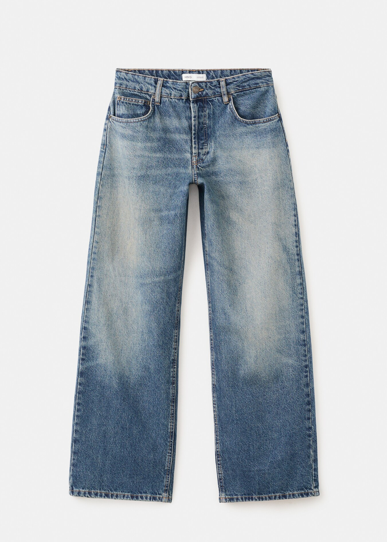 Straight low-waist jeans | Mango (US/MX/AU)