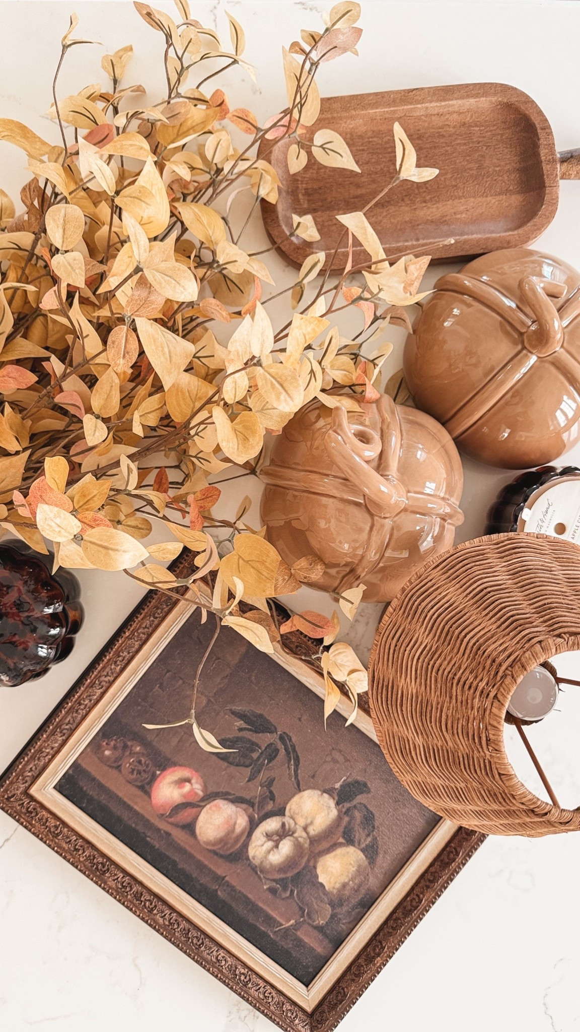 Fall decor it’s starting to drop!!! #falldecor #falldecorations