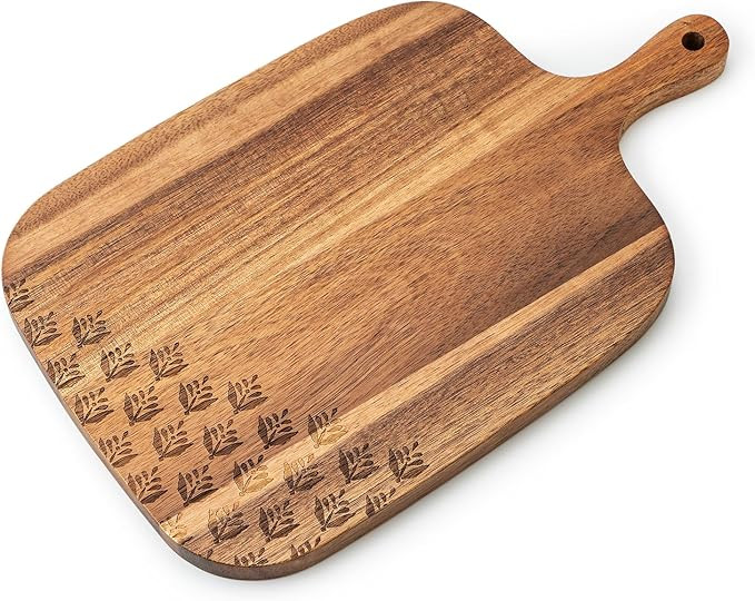Acacia Wood Cutting Board - Wooden Kitchen Cutting Board for Meat, Cheese, Bread,Vegetables &Frui... | Amazon (US)