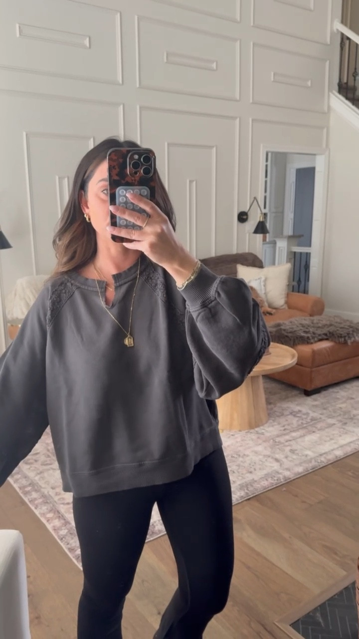 Aerie new arrivals!! Wearing a size medium in the flare leggings (regular length) because I feel like the flares run small! 

Aerie outfit 
Aerie style 
Sweatshirt 
Crew neck 
Vacation outfit 
Spring break 

#LTKFindsUnder50 #LTKMostLoved #LTKStyleTip