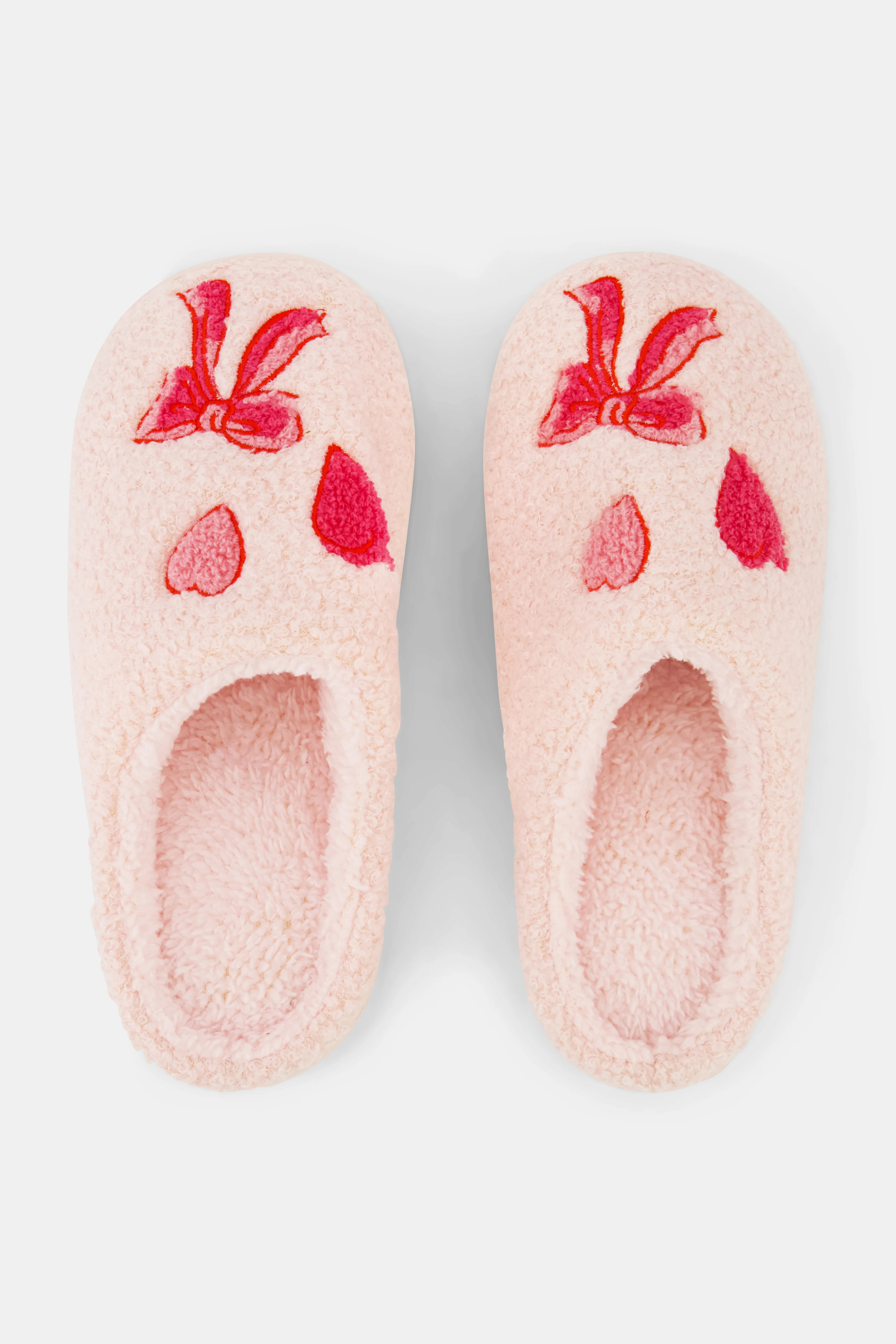 Hearts N' Bows Fuzzy Slipper | Roller Rabbit